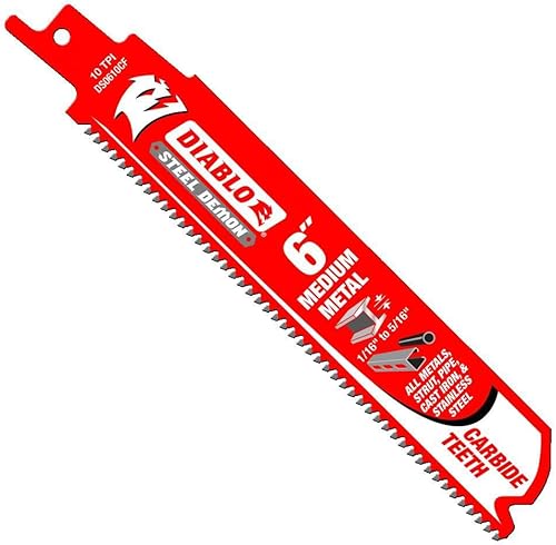 Diablo by Freud TCT DS0610CF3 - Paquete de 3 unidades (10 TPI, talla única), multicolor