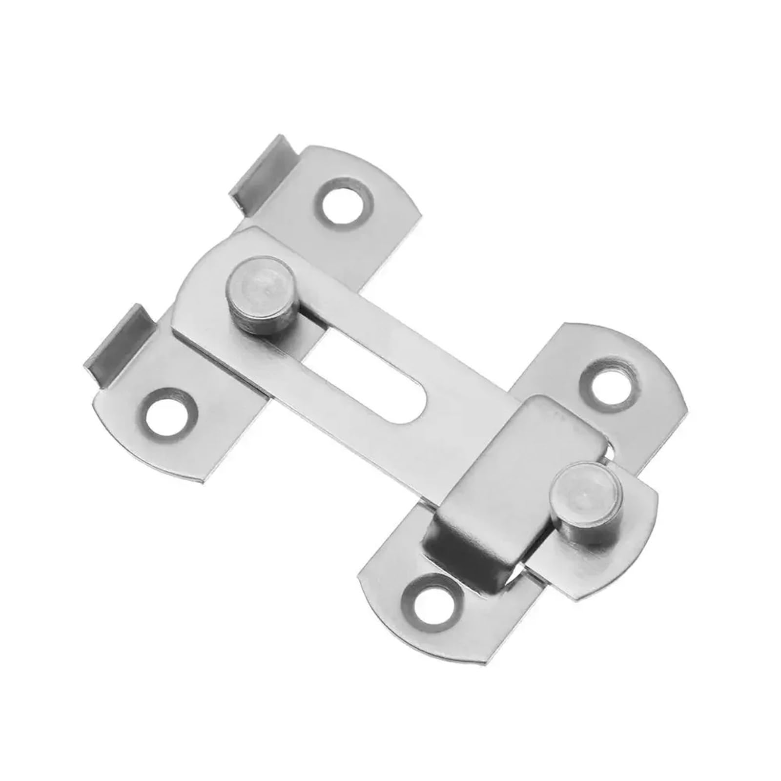 5 piezas de herrajes for muebles, tornillos hebilla puerta metal, cierre candado, pestillo ventana Para Puertas(Red,4 INCH)