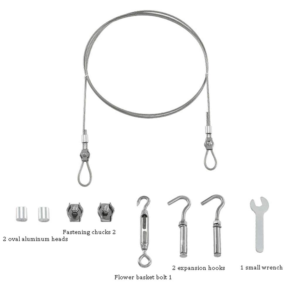 Cuerda de Tender la Ropa, Acero Inoxidable Secado de Ropa Balcón telescópicas Alambre de Acero de la Cuerda de secar la Ropa, 5m, 10m, 15m, 20m (Size : 20m)