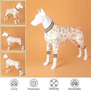 Lovinpet Large Dog Onesie Pajamas Pet Anxiety Relief Anti Licking Dog Surgery Recovery Suit Under Dog Sweater Breathable Stretchy Fabric Morning Walk Wispy Daybreak Aura Prints Dog Pajamas Xxl  Cucciolini Doodles Lovinpet large dog onesie pajamas pet anxiety relief anti licking dog surgery recovery suit under dog sweater breathable stretchy fabric morning walk wispy daybreak aura prints dog pajamas xxl   cucciolini doodles