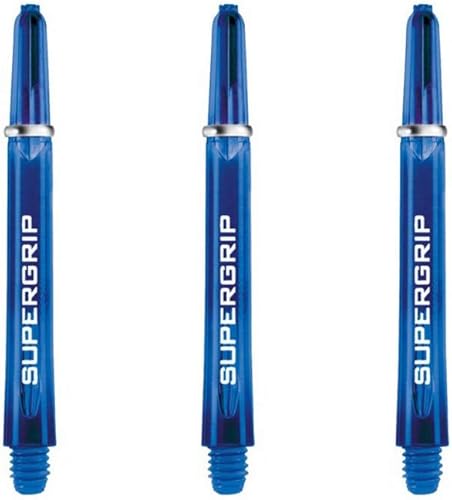 Miniatura 1 de Harrows Supergrip - Cañas de dardos cortas policarbonato anillos mecanizados 1 juego color azul