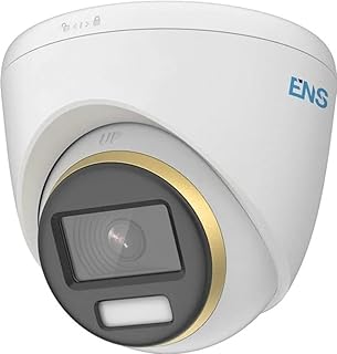 ENS SCC78T2/28-U 4K Full-Color Fixed Turret Security Camera, 8MP CMOS Image Sensor, 3840x2160 Resolution, 2.8mm Fixed Lens, Up to 40m White Light Distance, 130dB True WDR, IP67