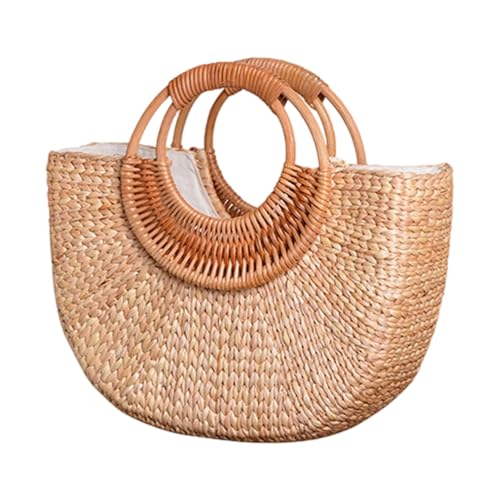 Sac en paille idéal pour ranger vos affaires de plage et accessoires de voyage