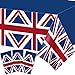 3 Pack Union Jack Party Tablecloth British Flag Plastic Table Cover British Flag Party Decorations Disposable British Flag Party Table Covers Britain UK England Flag Birthday Party Supplies,54 x 87 In