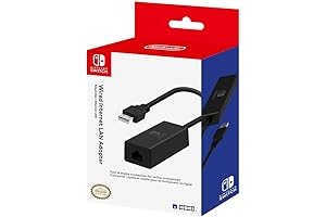 HORI Officially Licensed Nintendo Switch Wired Ethernet Cable LAN