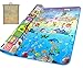 Bebé Crawl Mat Niños Alfombra de juego Alfombra de juego Alfombra de niños rompecabezas Alfombra de rastreo de gatito Niño guardería de mat Colchoneta de picnic (Oceano, 180 x 200 cm)