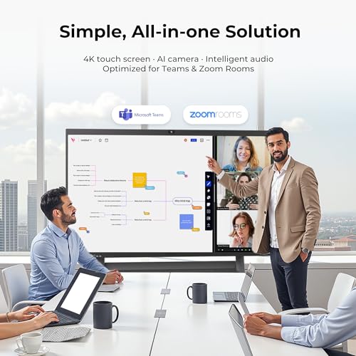 Image of NearHub S Pro 4K UHD Smart Board,86 inch Windows 11 Interactive Whiteboard for Business &Education,Touchscreen Display with Built-In Camera &Microphones,All-in-One Collaboration Device for Hybrid Meetings