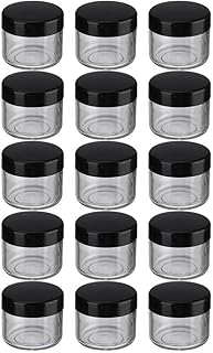 فوميز. 40 قطعة من صندوق الكريم من البولي بروبيلين، حاويات للشامبو والماكياج، حاويات سفر شفافة، صندوق مرطب للمكياج، برطمان كريم العين، صندوق كريم العينات، برطمانات بلاستيكية، حاوية لوشن