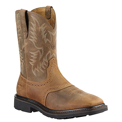 ARIAT mens Sierra Wide Square Toe Steel Toe Work Boot