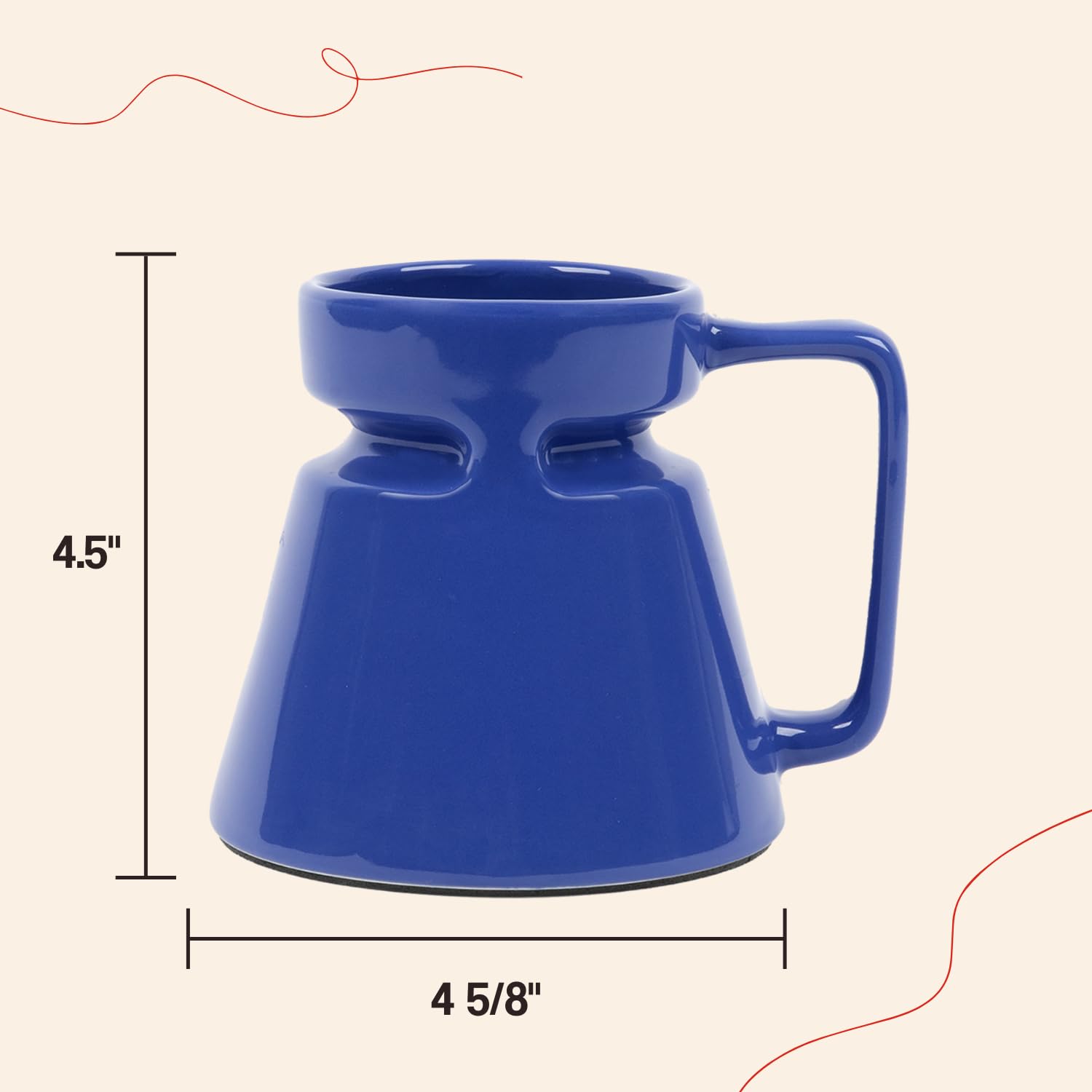 Amazon.com: Highwave Hotjo Wide Base Ceramic Travel Mug 14 oz