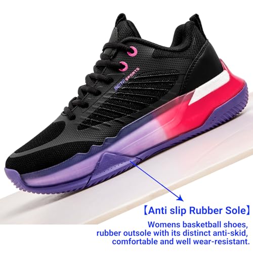 Image of Beita Basketball Shoes for Women High Upper Volleyball Shoes Fashion Sneakers Breathable Sports Shoes Anti Slip