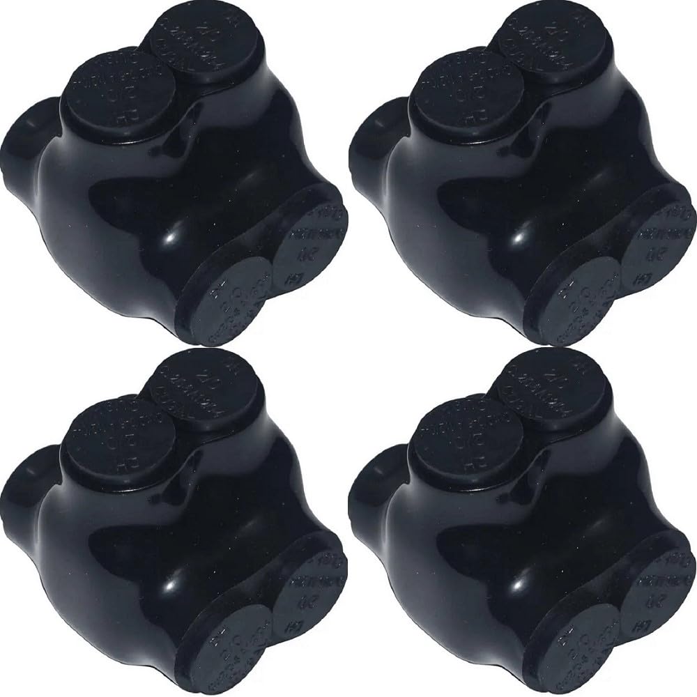 Insulated Wire Connectors DMNI - Polaris Connector Lugs Taps for Wires Range 1/0-14 AWG - Aluminum and Copper Wire Split Bolt Connector Slotted or 3/16