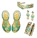 Aladdin Disney Jasmine Deluxe Royal Accessory Set, Includes: Shoes, Earrings, Cuff & Headdress