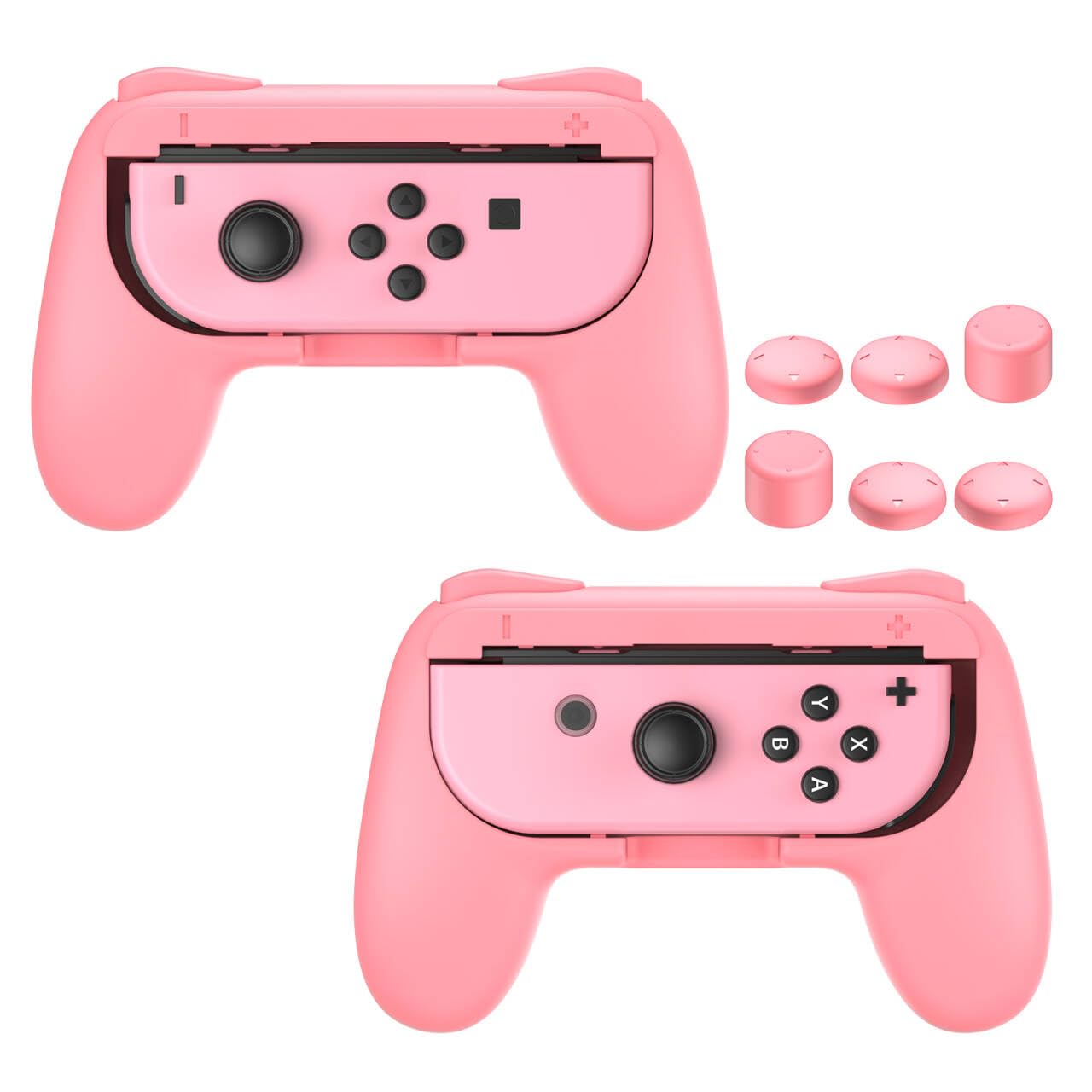 FASTSNAIL Grips for Nintendo Switch 2 (2025) for Joy-Con 2, Wear-Resistant & Anti-Slip Controllers Grips Handle Kit, Switch Holder Accessories for NS2 Controller, 2 Pack(Black) — view 13