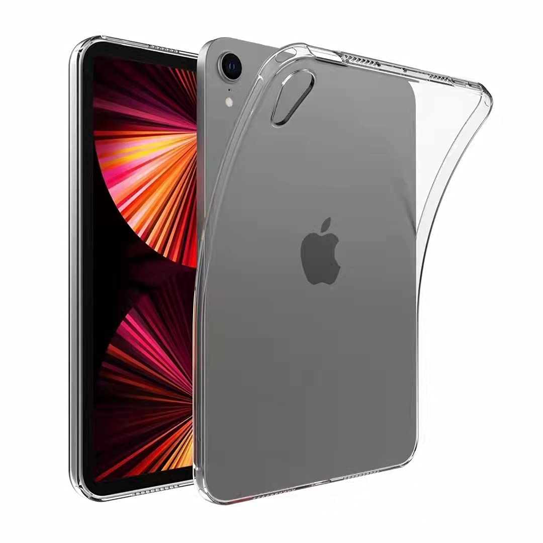 UUcovers Clear Back Case for iPad 10.2 inch (2021/2020/2019), iPad 9th/8th/7th Generation Cover, Durable Transparent Soft Shockproof TPU Slim