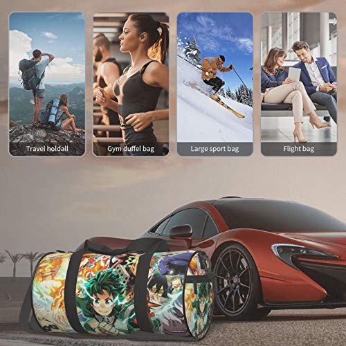 Gym Bag My Hero Academia Duffel Bag Sports Travel Bag Lightweight Multipurpose Duffel Bag With Pockets For Swim Yoga