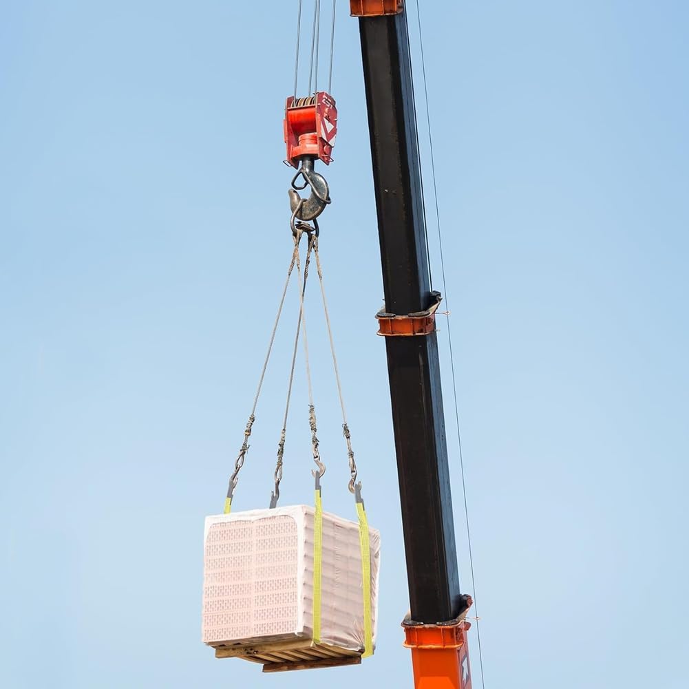 4 . Podnośniki Pasy do podnoszenia Heavy Duty Web Sling Poliester Nylon Wciągnik Samochodowy Do Użytkowania Na Zewnątrz
