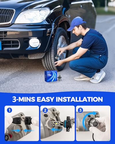 Image of Marsauto 5202 LED Fog Light Bulbs, 700% Brightness 16000LM, 6500K White 5201 PS24W 5202 LED Bulb for Fog Lights, Non-Polarity 70000 HRS Lifespan 5202 Fog Light Bulbs for Car,Tire Light Assemblies