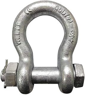 Anchor Shackle, Alloy Steel Pin Material, Alloy Steel Body Material, 5/16 in Body Size,210416572