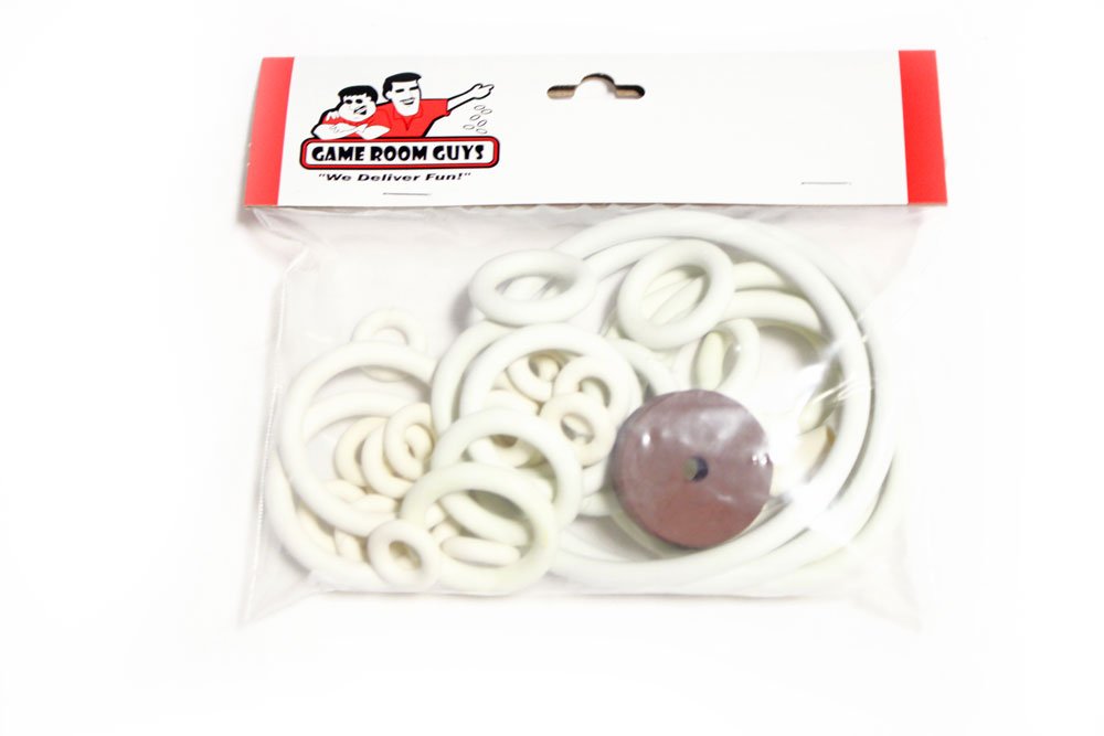 Game Room Guys Gottlieb Cow Poke Pinball White Rubber Ring Kit