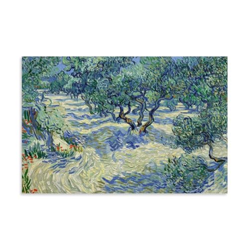 Póster de Van Gogh Huerto de Olivos: dale un toque artístico a tu dormitorio