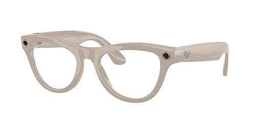 Miniatura 12 de Ray-Ban Meta (Gen 1), Skyler, gris tiza brillante Lentes inteligentes de IA para hombres y mujeres - Cámara de 12 MP, altavoces de oreja abierta,
