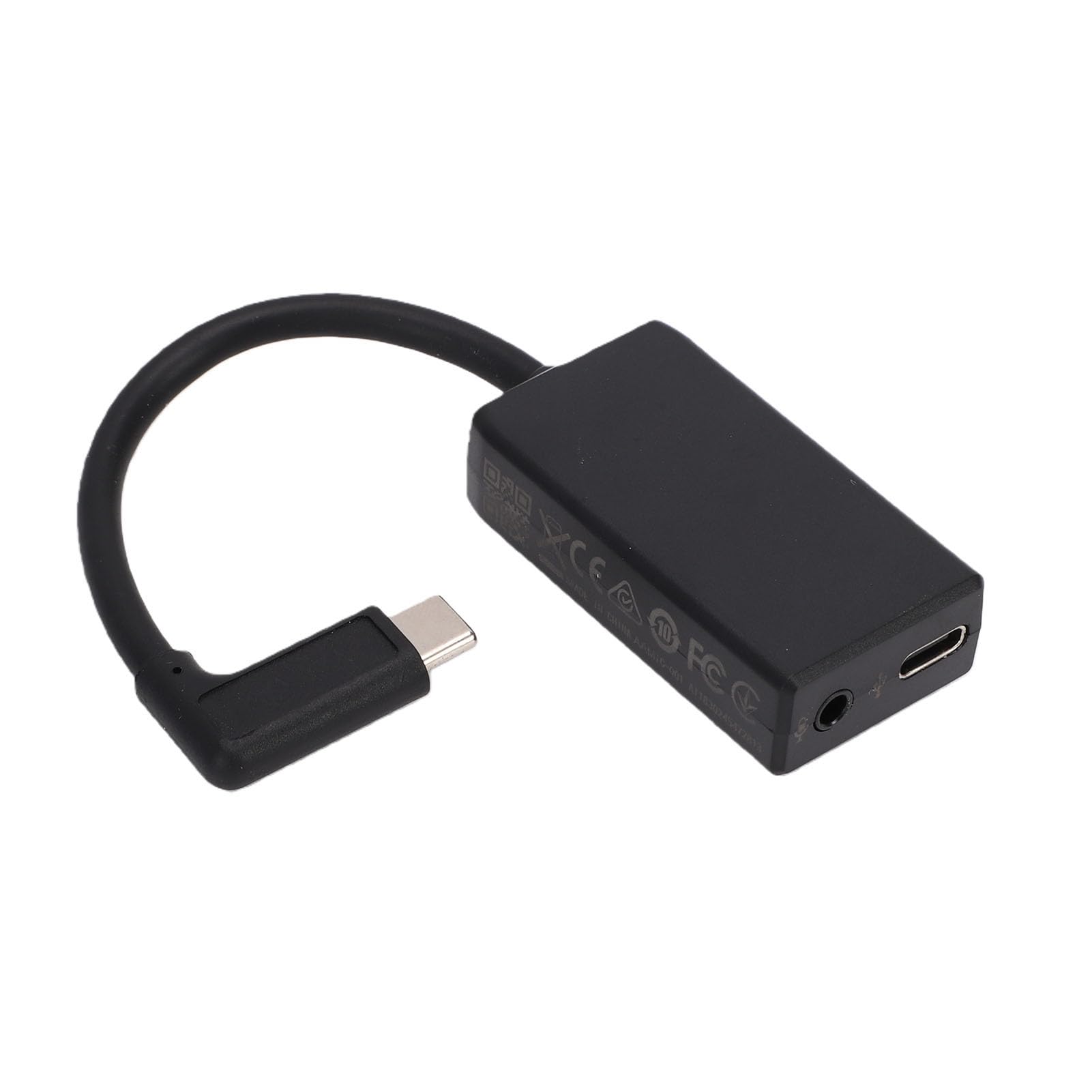 Fabater Scheda Audio Esterna di Tipo C per Action Cam, Adattatore per Microfono Esterno con Jack Audio da 3,5 Mm, Convertitore per Microfono da Tipo C a 3,5 Mm