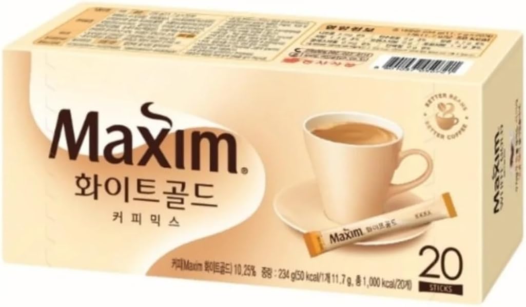Maxim Mocha White Gold Coffee Mix- 20T, 240g (12Gm X 20 Sticks) (B0DF2C6WW8) Amazon Price History, Amazon Price Tracker