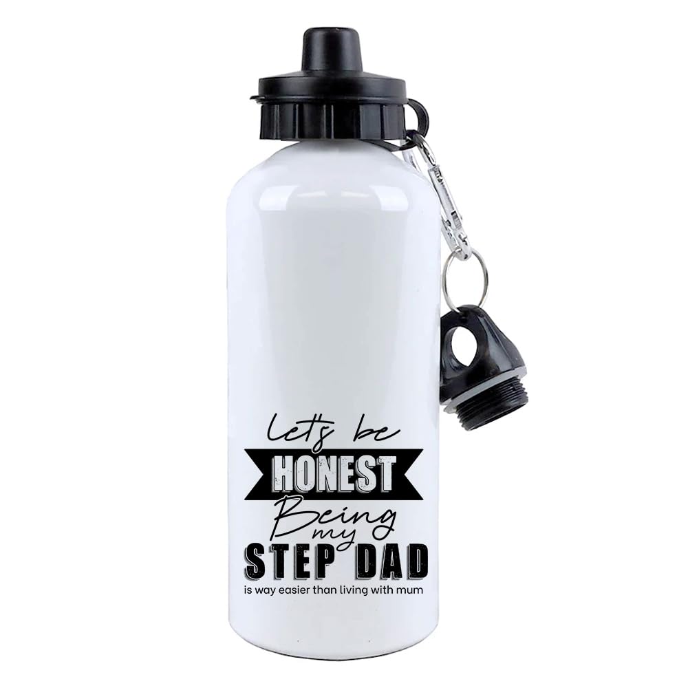 Getagift Let's be honest being my Step Dad, Father’s Day Gifts, 500 ml Aluminium Water Bottle.