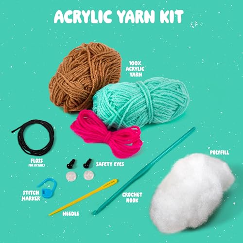 Image of Bucilla Complete Crochet Kit, Ramone the Cone, 5 inch