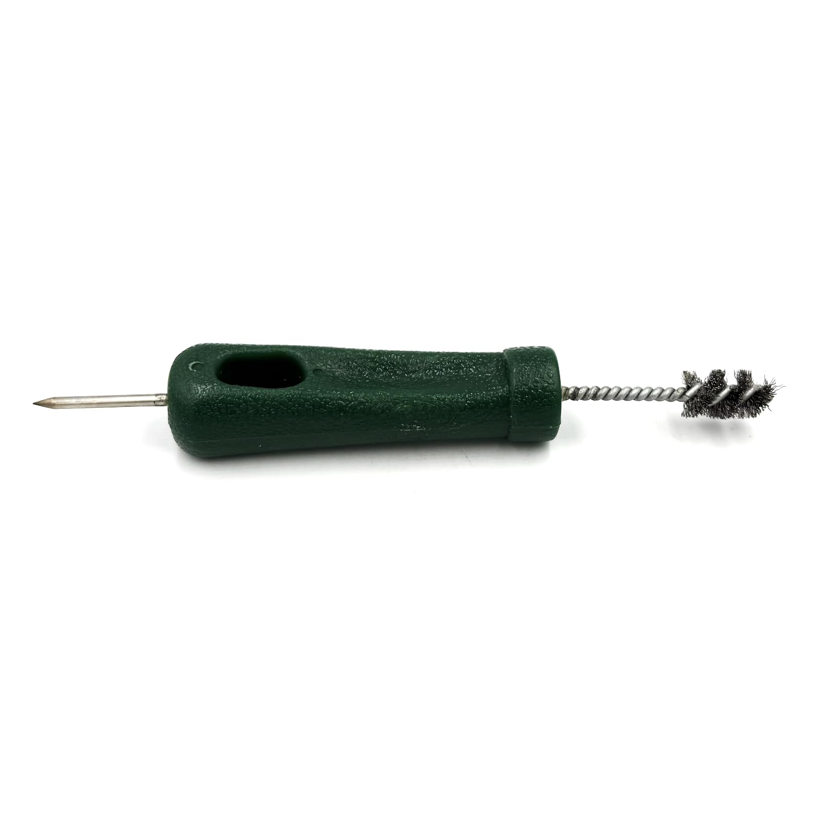 JA2018 Cleat Hole Cleaner & Cleat Hole Brush Made of Wire, Robust Cleaning Brush for Horseshoe Thread, Practical Stable Accessory for Preparing for Cleats (Green M12)