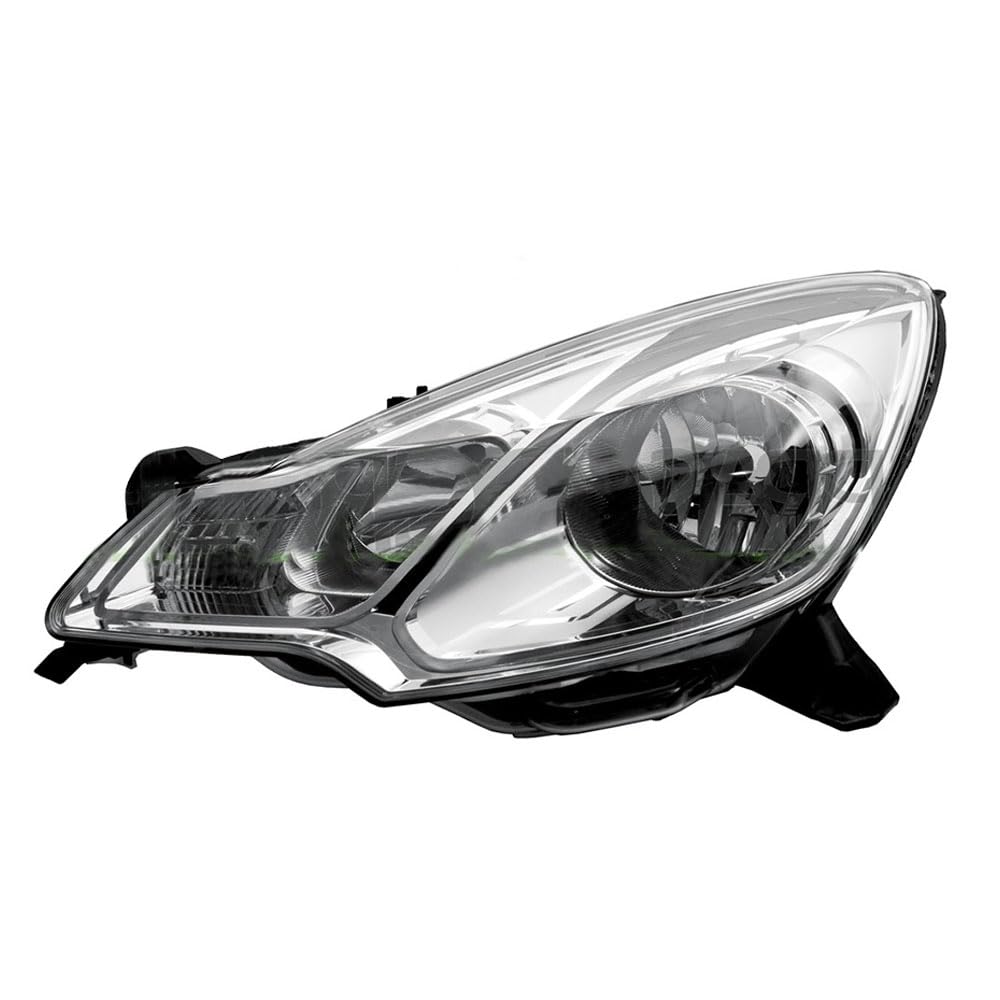 PRASCO CI3254904 FANALE PROIETTORE ANTERIORE SINISTRO (LATO GUIDA) H1+H7 CON MOTORE ELETTRICO E PARABOLA NERA SPECIFICO PER DS3 DAL 2009 AL 2016.