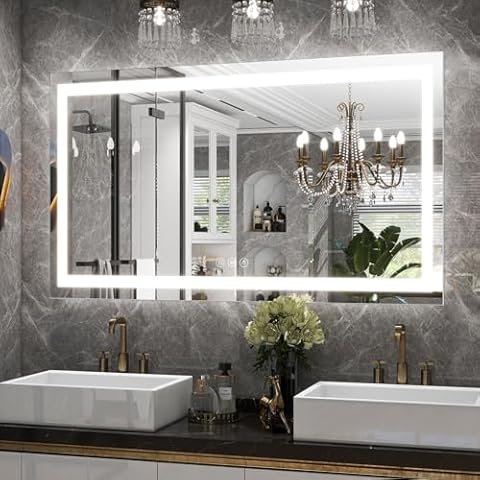 Easly LED Bathroom Mirror 32x48 Cover