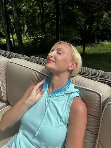 Spark Innovators Cool 360 – Reusable Cooling Neck Wraps, Instant Ice Cold Relief for Summer Heat, Hot Flashes, Sports, Gym, & Outdoor Activities – Gel Ice Pack Cools in 30 Minutes, One Size, Set of 2 - Image 6