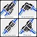 TAILONZ PNEUMATIC 3/8 inch od Push to Connect Fittings Pneumatic Fittings kit 5 Spliters+5 Elbows+5 tee+5 Straight (20 pcs)
