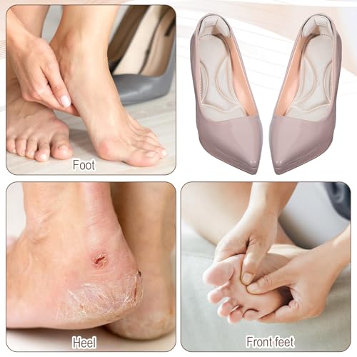 4 pares de plantillas recortables para tacones altos para mujer miniatura 5