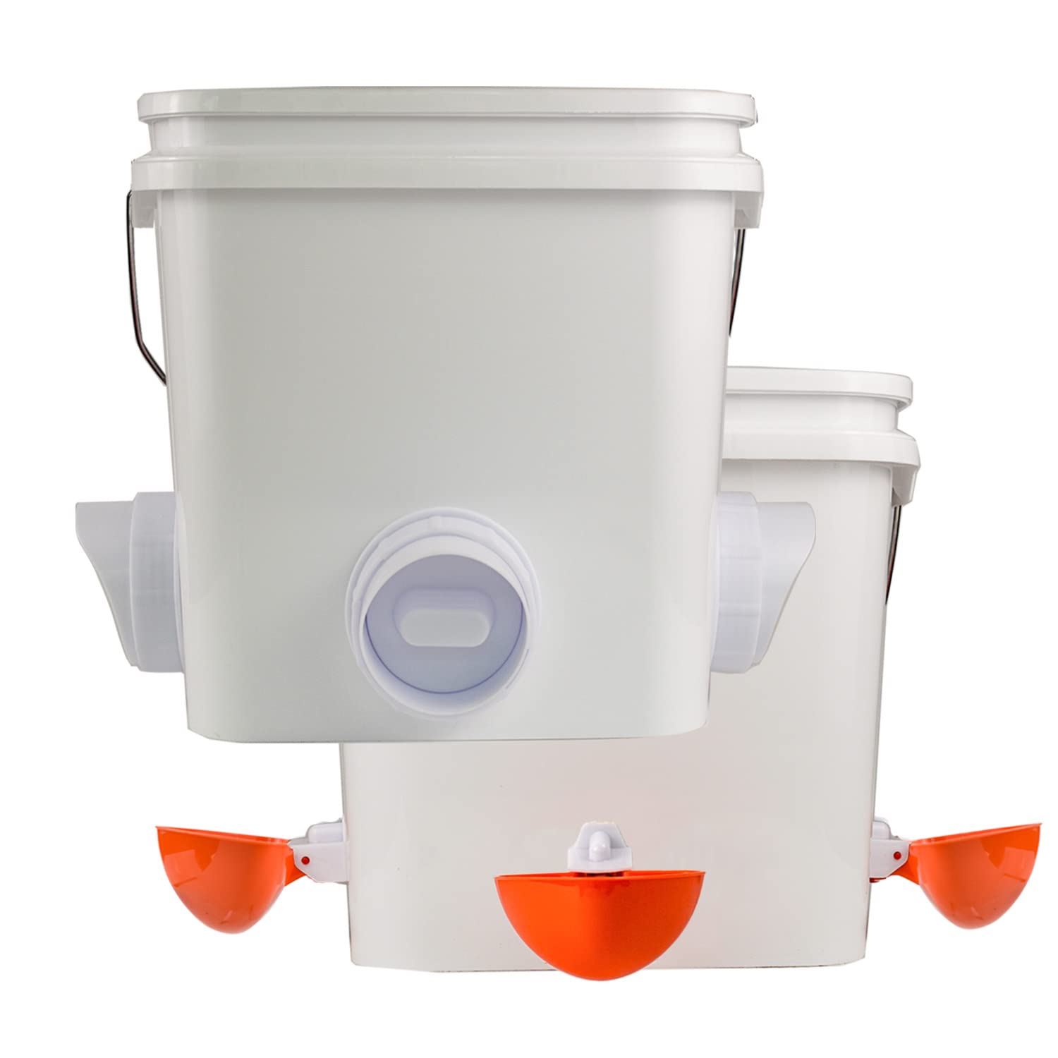 Buy Automatic Chicken Feeder and Waterer Set Hanging Chicken Feeder No