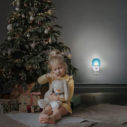Image of Water Lotus Night Light, Night Lights Plug Into Wall Decor Home Indoor Stairway Kitchen Corridor Boys Girls Women Men Room Gifts