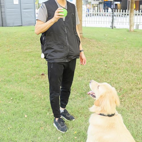 Hundehandler -Trainingsweste - Einstellbare Schutzweste für Hundetrainer | Leichte Utility -Weste mit Seitenknöpfen, Outdoor -Hundesportkleidung für Training, Gehorsam Arbeit, Jagd, Feldaktivität