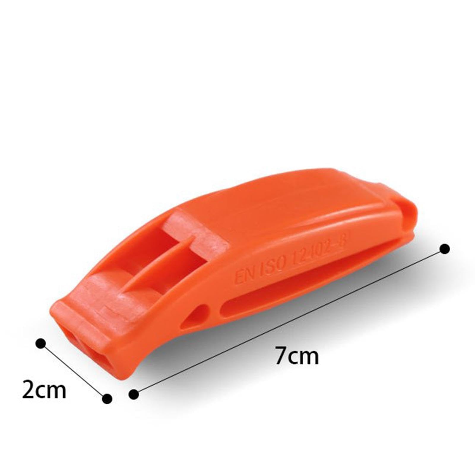 Vaveren 10Pcs Emergency Whistle Outdoor Loud Survival Safe Whistle for Mountain Climbing Hunting Hiking Kayak Signaling, Orange
