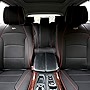 TLH Ultra Comfort Leatherette Seat Cushions Full Set, Black Red Trim Color w/ Non Slip Dash Mat