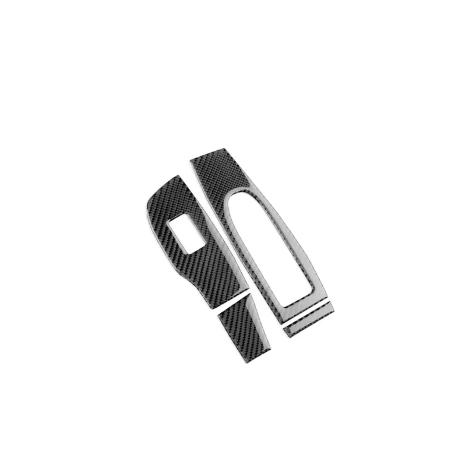 Decoration Auto Interior Compatible with Mazda for Axela 3 for BP 2019-2025 Carbon Fiber Car Interior Trim Stickers Front Door Window Lift Panel LHD RHD