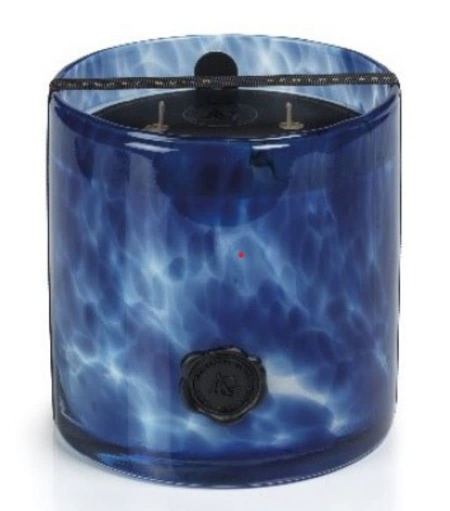 SEA Salt and Coastal Mist Zodax Apothecary Guild Opal Glass Large 3-Wick Scented Jar Candle - 50 oz