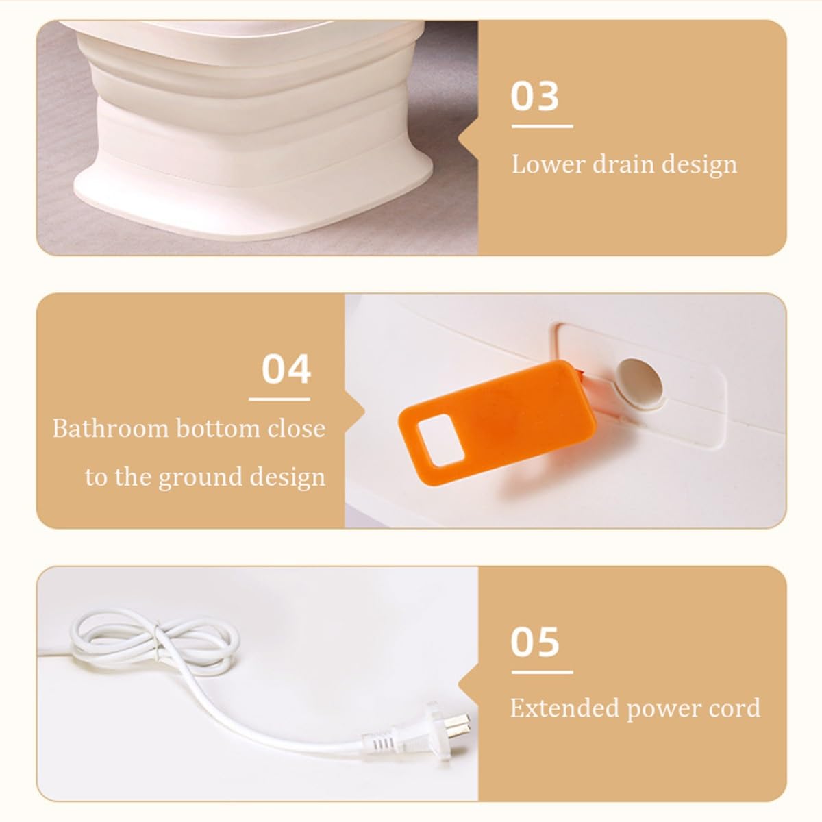 Spa para pies, Baño de pies，Masajeador de pies，Bañera Spa Masajeador Para Pies, con masaje y calefacción，con calentador y control de temperatura, para Relajar los Pies Cansados(Gray)