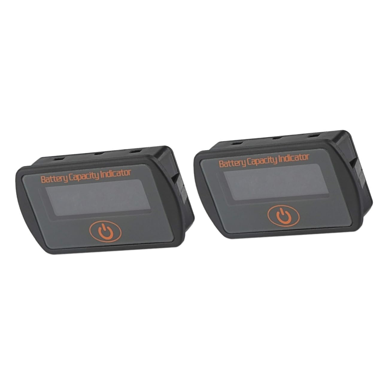 HOMSFOU 2pezzi Tester Digitale Di Capacità Batteria Con Display Lcd Percentuale Di Carica Per Batterie e Litio Compatibile Con Auto Camper Barche e Veicoli Elettrici