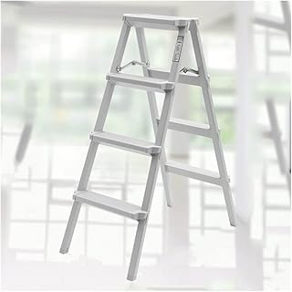Ladder Step Ladders Folding Step Stool Small Foldable Step Stool 4 Step Ladder with 330 Lb Large Loading Capacity Aluminum Double Sided Stepladders(Ladder B)