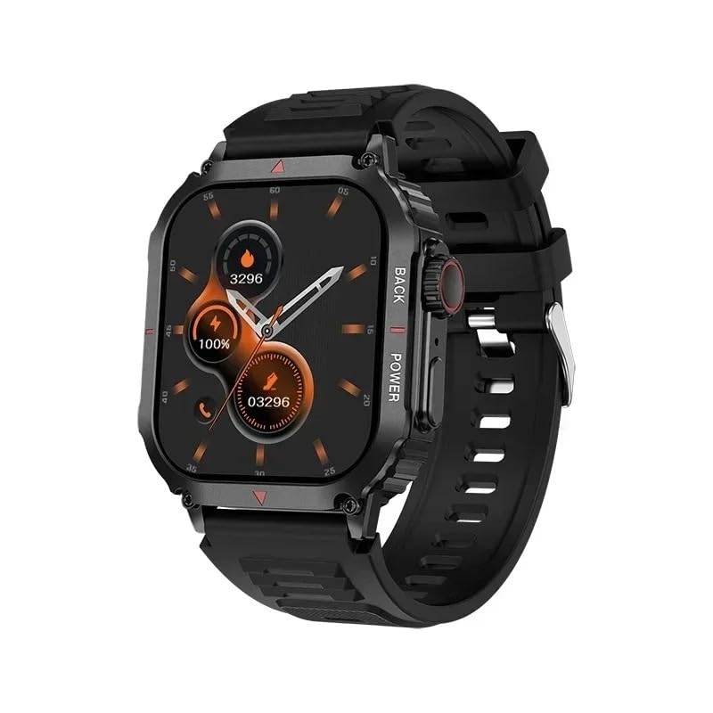 T800 Ultra 2 - Reloj inteligente para hombres y mujeres, monitor deportivo para iOS Android Hiwatch Pro APP 45 mm Blutooth Call (negro)
