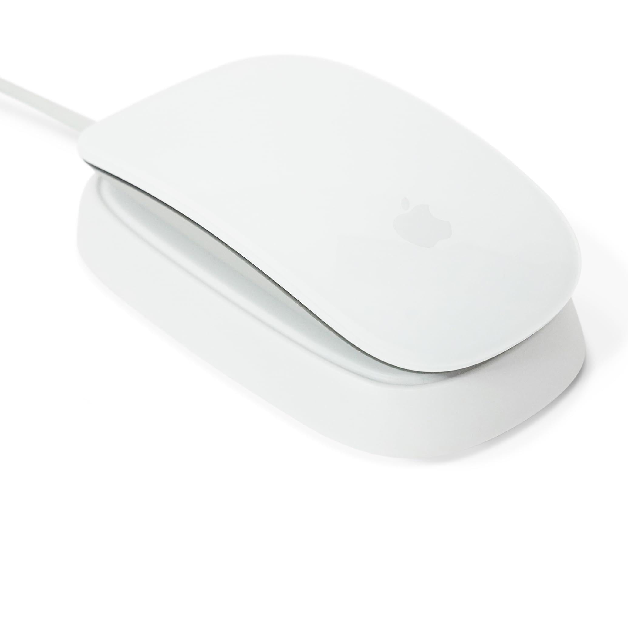 【美品】Apple 最新Magic Mouse ホワイト説明書・ケーブル・箱付き Ascrono 充電ステーション Apple Magic Mouse 2対応