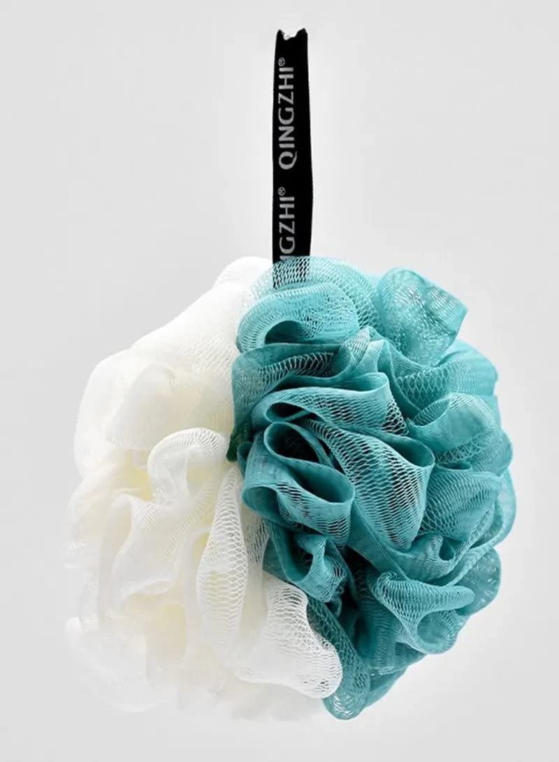 Rahalife Bath Sponge white/green, 1.0 count