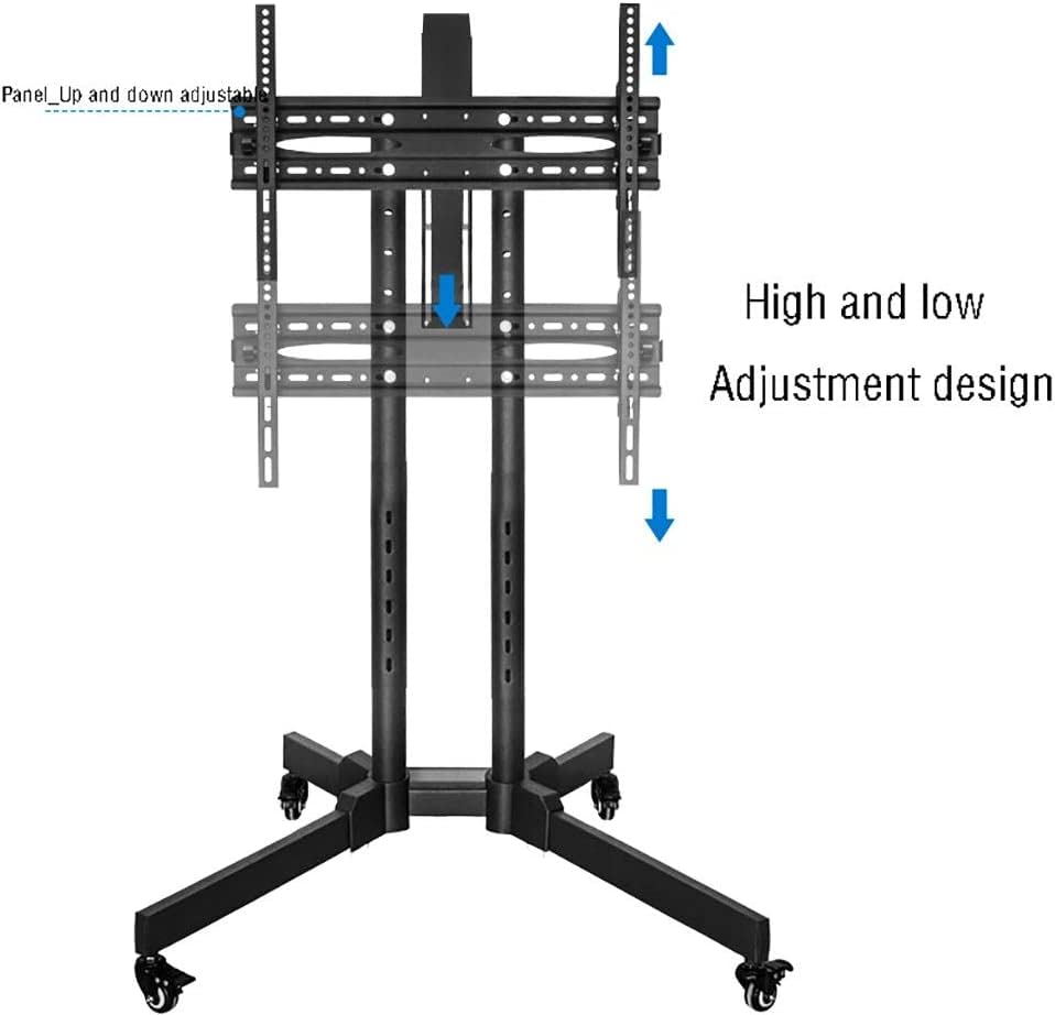 Soporte universal móvil para TV, soporte de piso ajustable miniatura 4